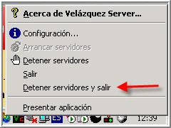 reiniciar servidor